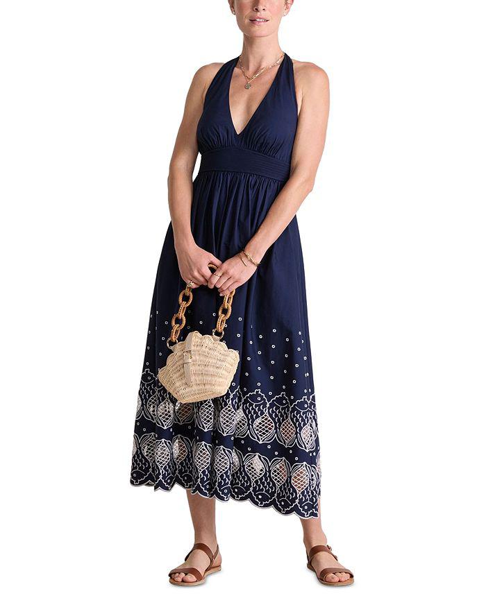 Vineyard Vines Sconset Eyelet Halter Dress