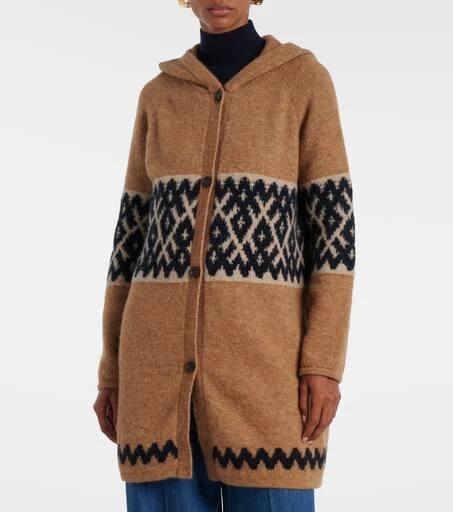 Max Mara Moscova mohair and wool-blend cardigan 6