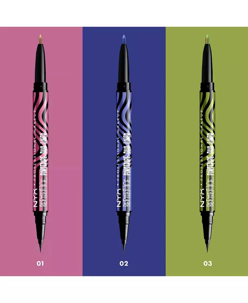 NYX Professional Makeup Beetlejuice Suit Eye Liner, 0.06 oz. 7
