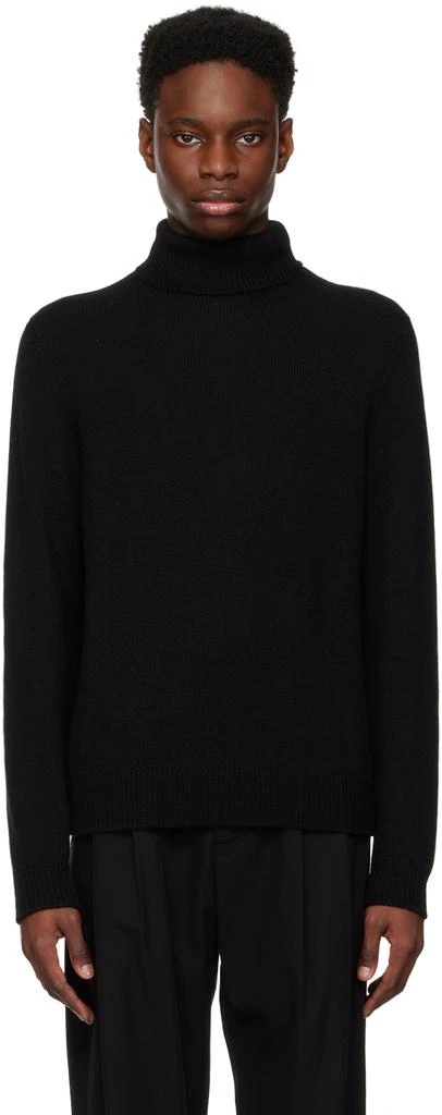 Ralph Lauren Black Ribbed Turtleneck 1