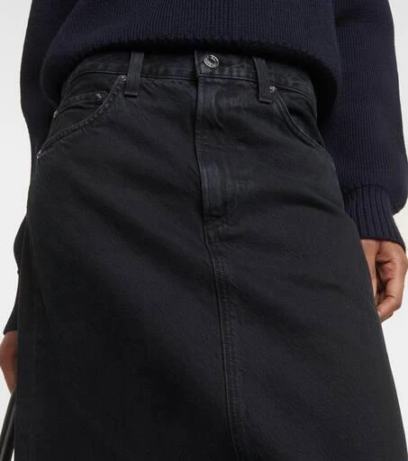 AGOLDE Hilla denim maxi skirt 4