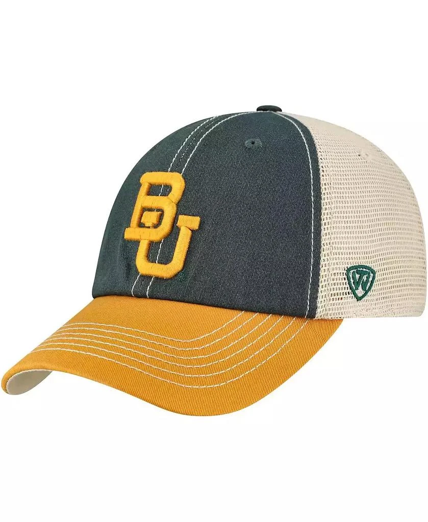 Top of the World Men's Green/Gold Baylor Bears Off Road Adjustable Trucker Hat 1