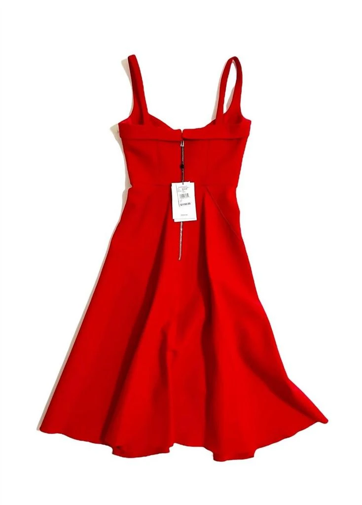 Dion Lee Dion Lee - Corset Bustier Double Wool Circle Loop Midi Dress 5