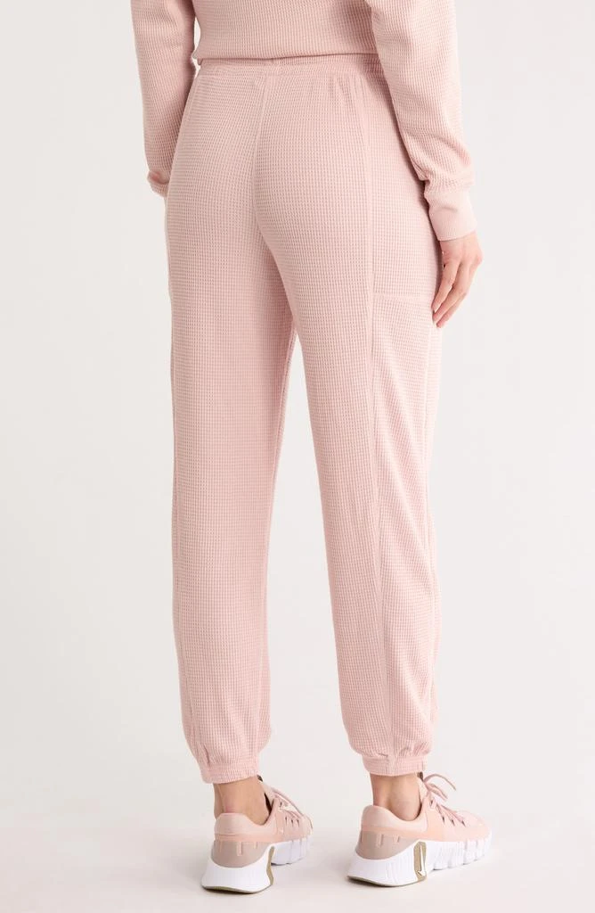 YOGALICIOUS Brushed Waffle Knit Joggers 2