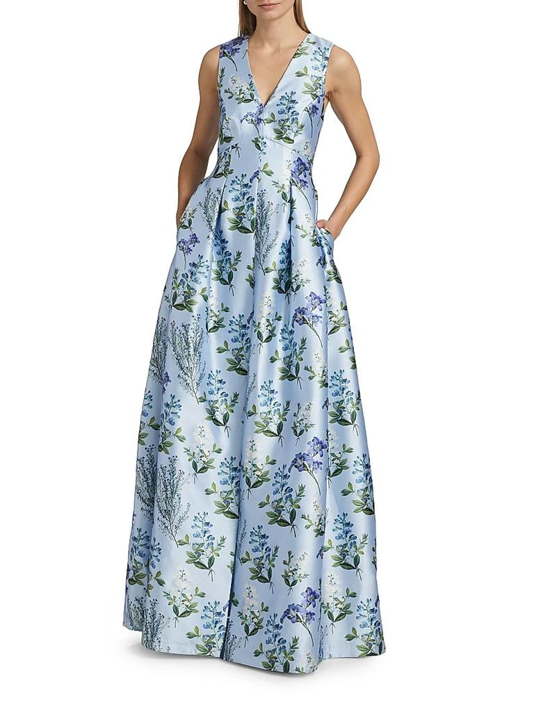 Sachin & Babi Brooke Floral Ballgown 3