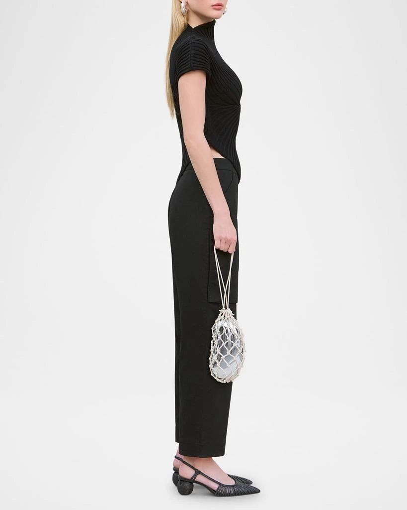 Cult Gaia Annemie Asymmetrical Knit Top 4