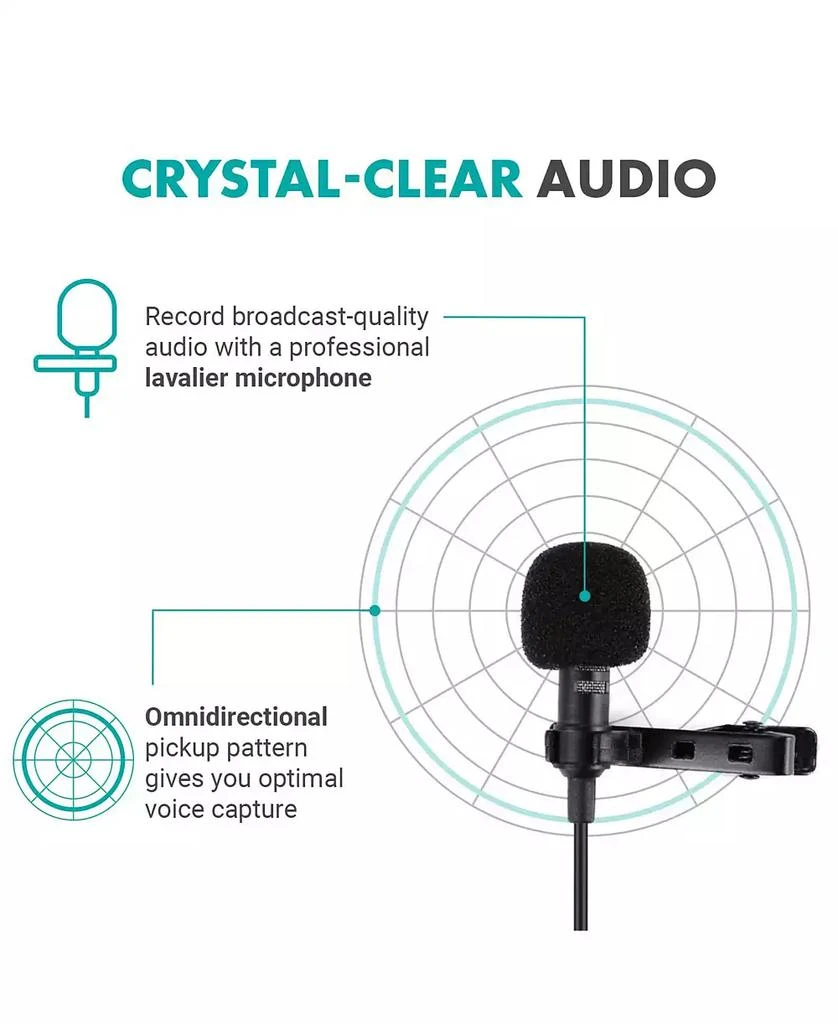 Movo Edge-OP Wireless Lavalier Microphone for Osmo Pocket 1 and 2 2