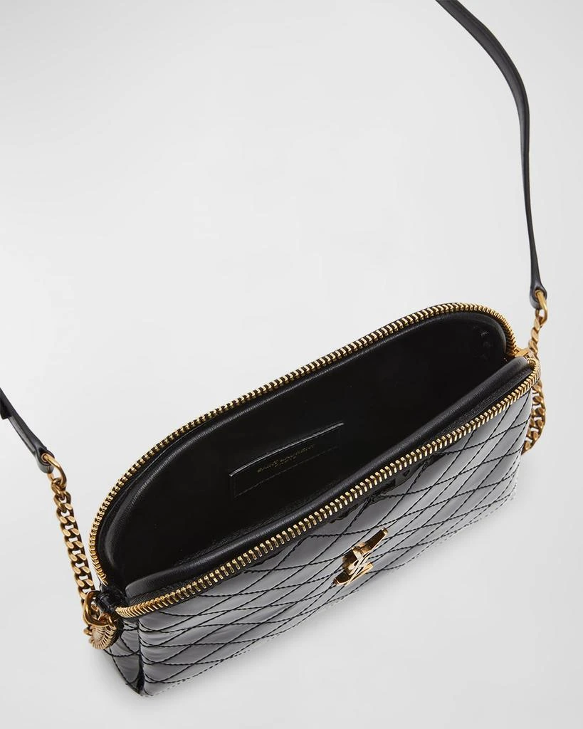 Yves Saint Laurent Gaby YSL Mini Crossbody Bag in Quilted Patent Leather 4