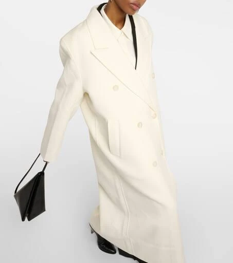 The Frankie Shop Gaia oversized wool-blend coat 5