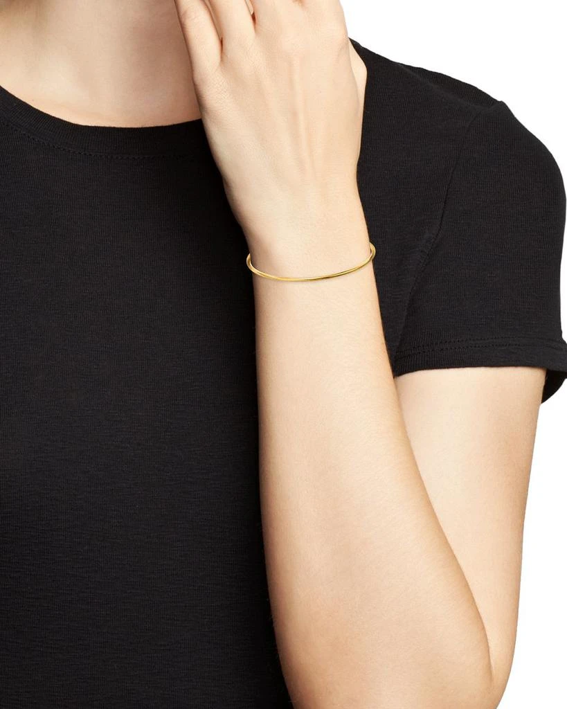 Marco Bicego 18K Yellow & White Gold Lucia Diamond Open Bangle Bracelet 2