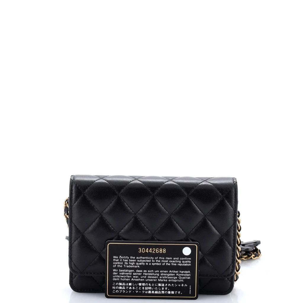 Chanel Romance Wallet on Chain Quilted Lambskin Mini 2