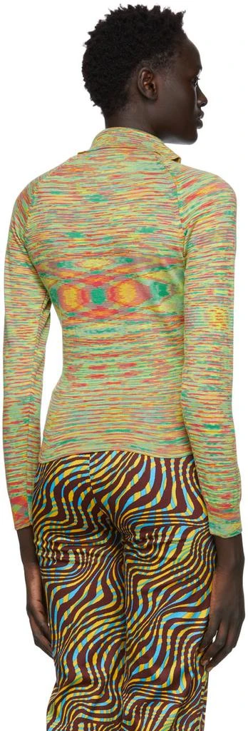 Gimaguas SSENSE Exclusive Green & Red Agatha Cardigan 3