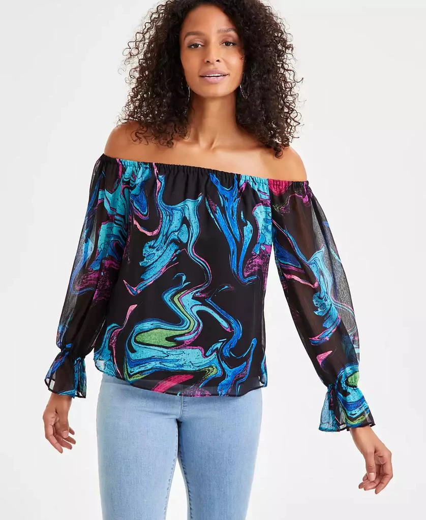INC International Women's Off-The-Shoulder Top, Exclusively at Macy's 1