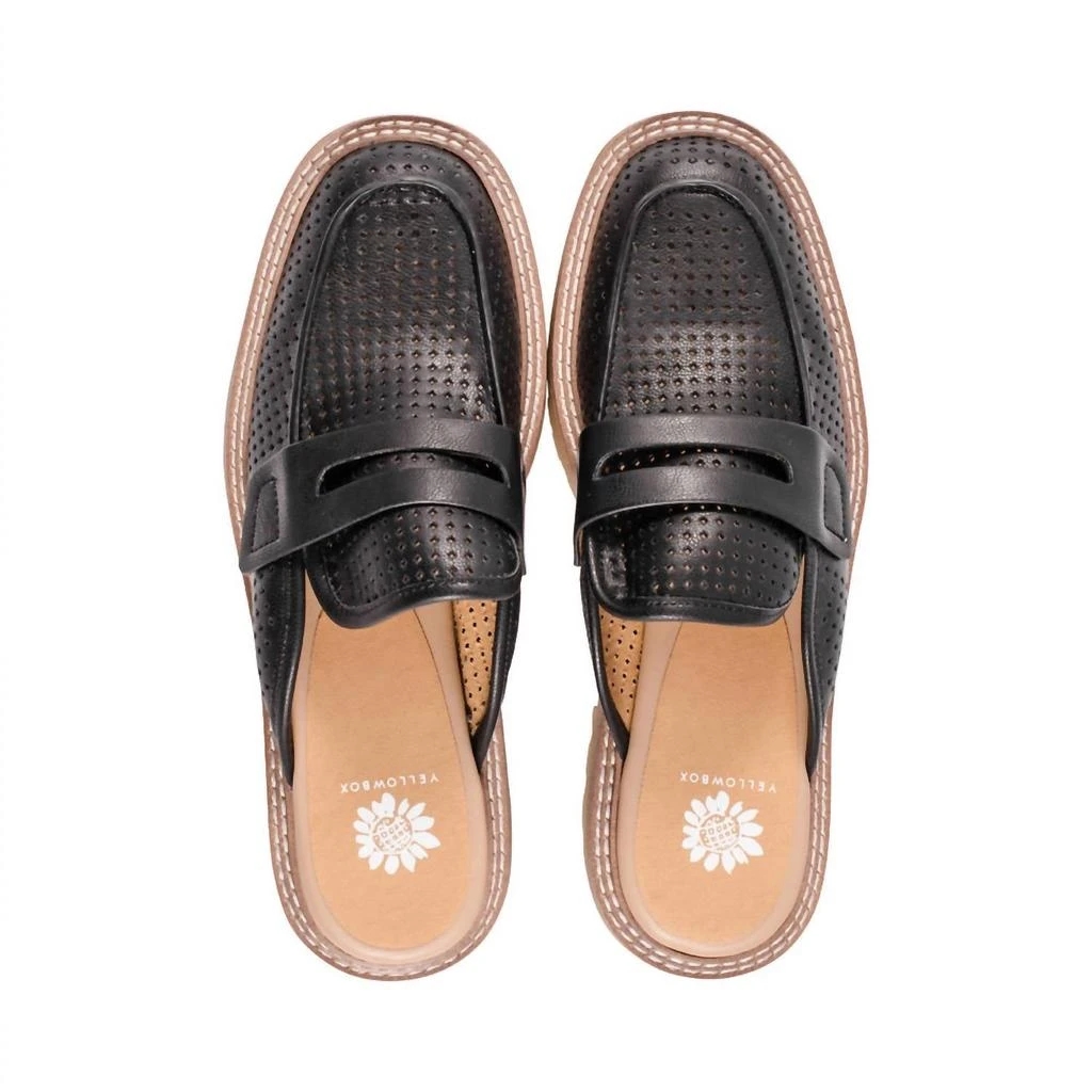 Yellow Box Women's Sherlyn Loafer Mule In Black 3