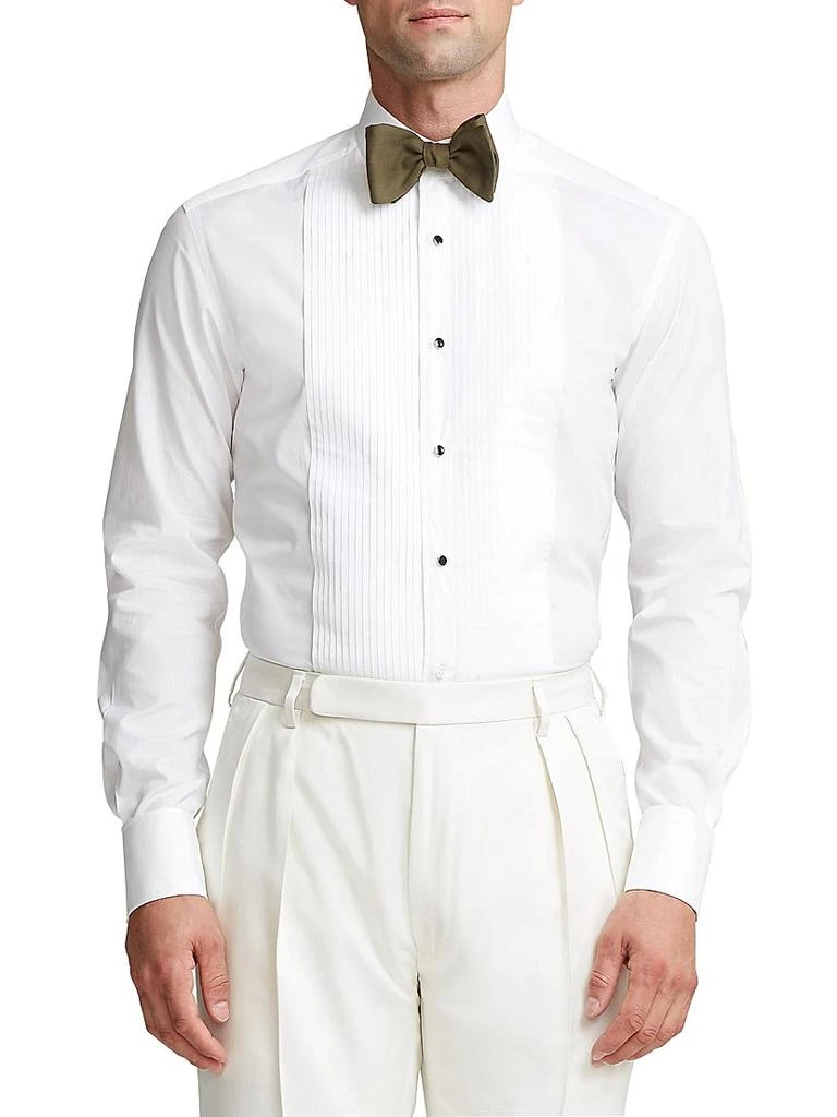 Ralph Lauren Dexter Cotton Pleated Long-Sleeve Shirt 3