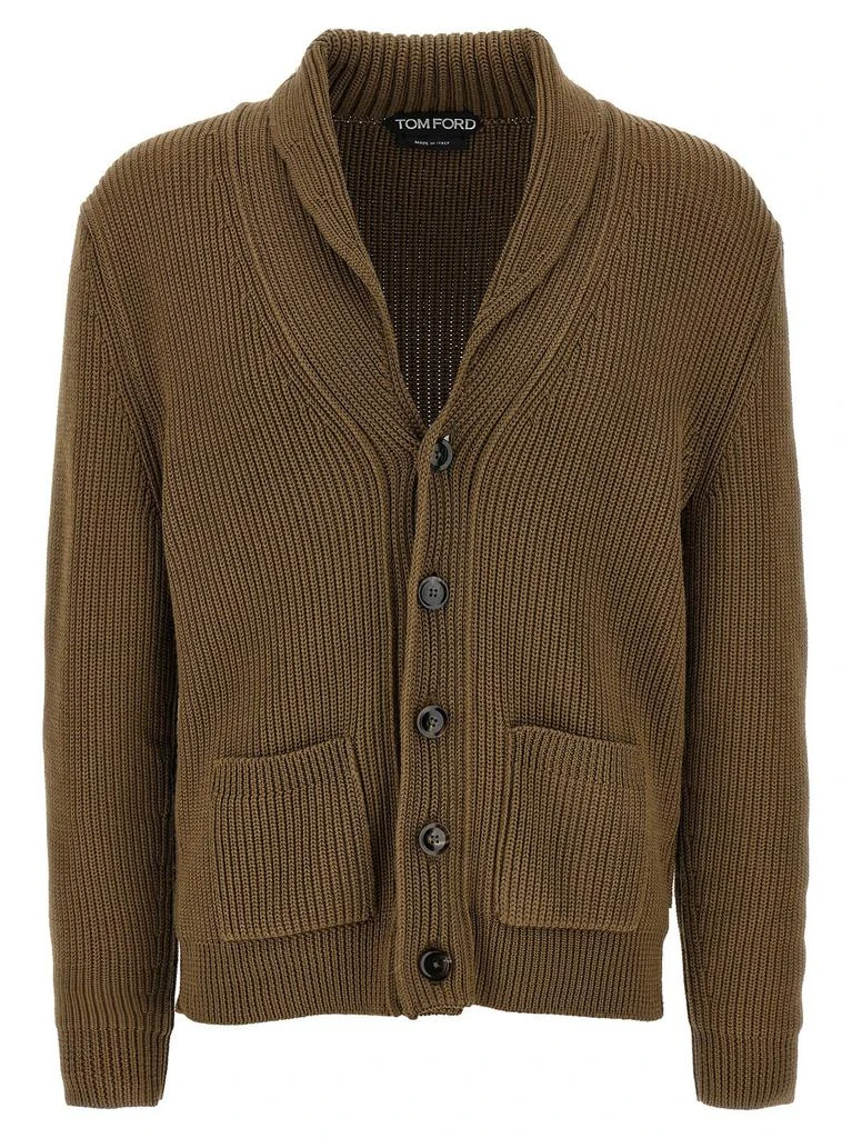 Tom Ford Tom Ford Shawl Collar Knitted Cardigan 1