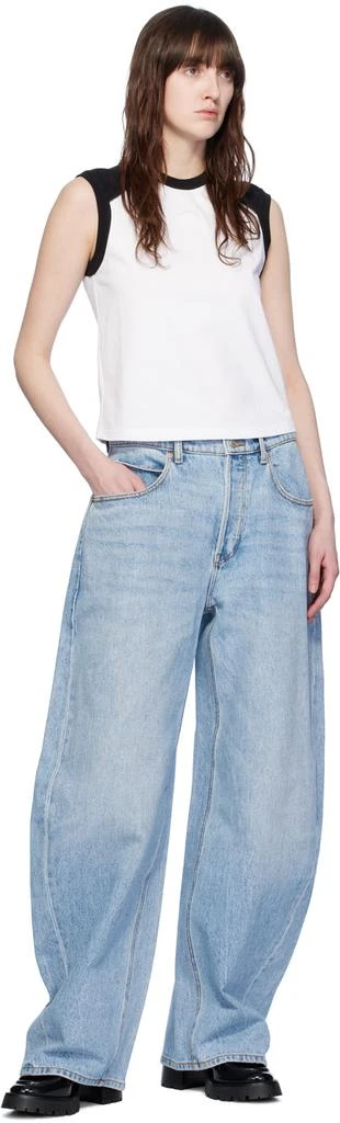 Alexander Wang Blue Oversized Jeans 4
