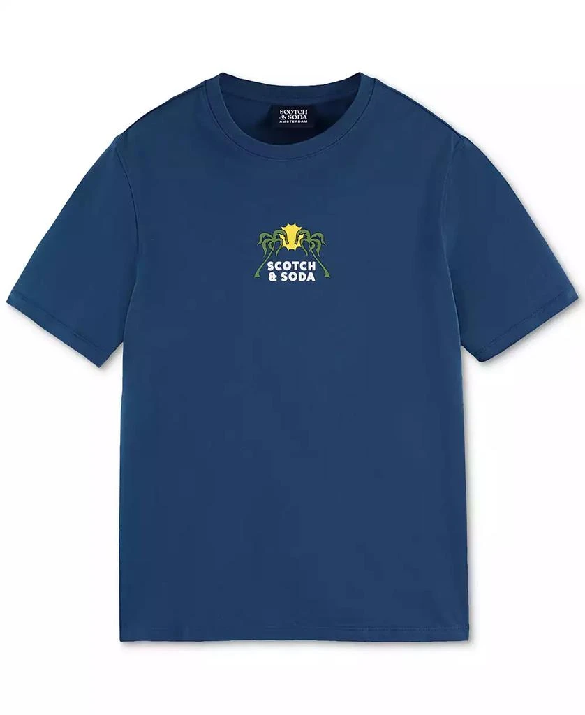Scotch & Soda Men's Short Sleeve Double Graphic Crewneck T-Shirt 5