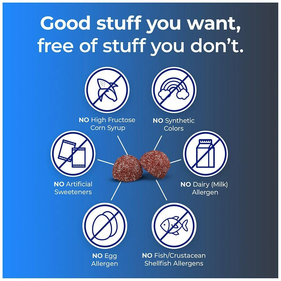 One A Day 50+ Vitamins for Men Gummies for Immune Support Strawberry 7