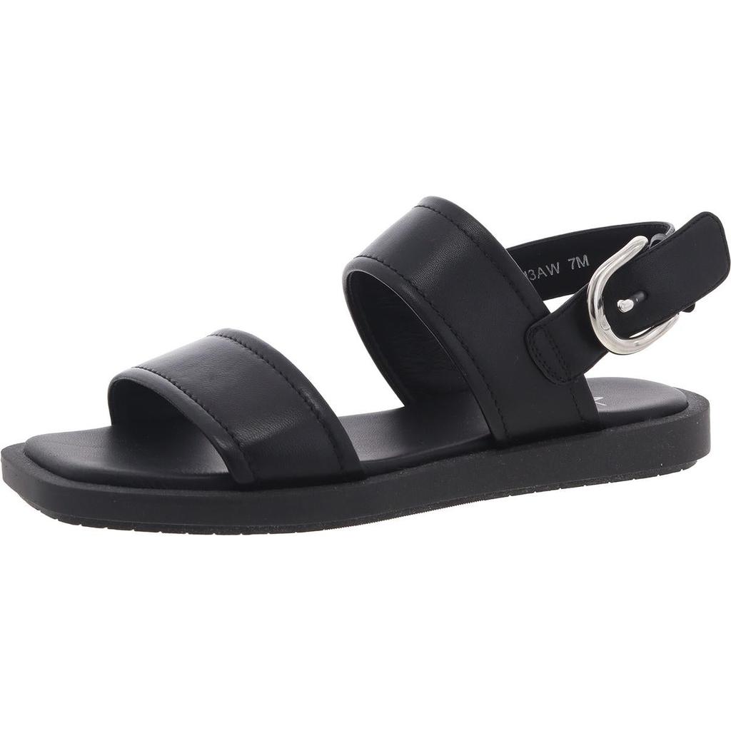 Aquatalia Joni Womens Buckle Leather Slingback Sandals