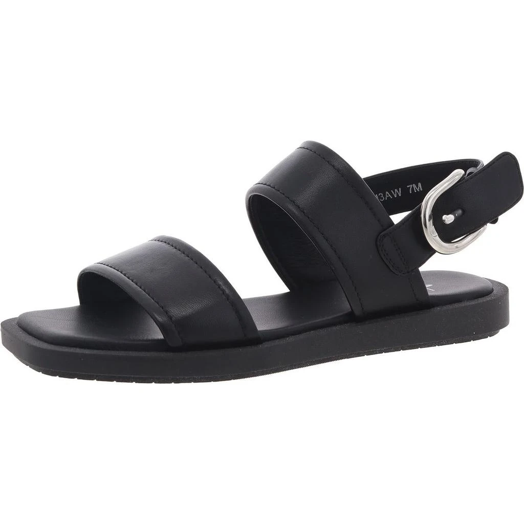 Aquatalia Joni Womens Buckle Leather Slingback Sandals 1
