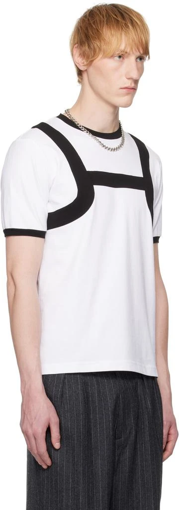 Marking Distance White & Black 'Twink' T-shirt 2