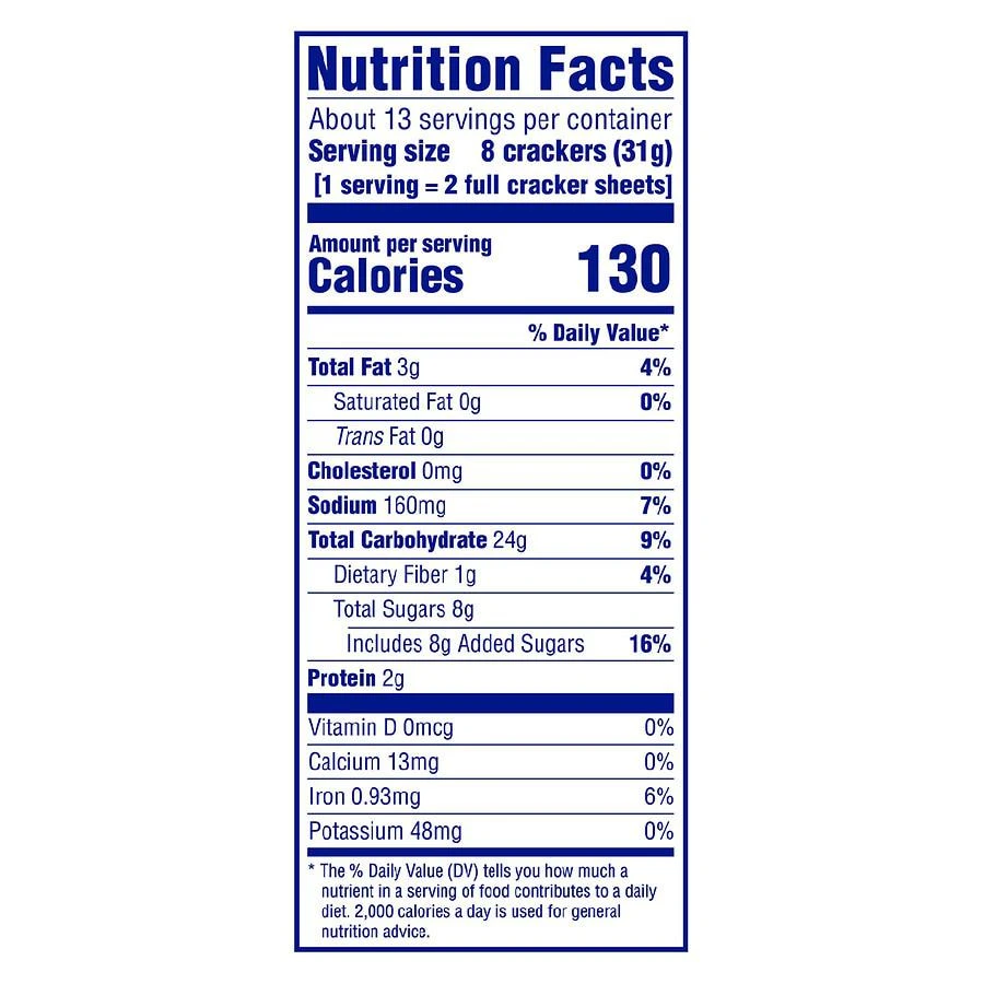 Honey Maid Graham Crackers, Lunch Snacks Original 3