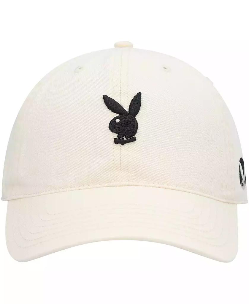 Playboy Men's Cream Micro Dad Adjustable Hat