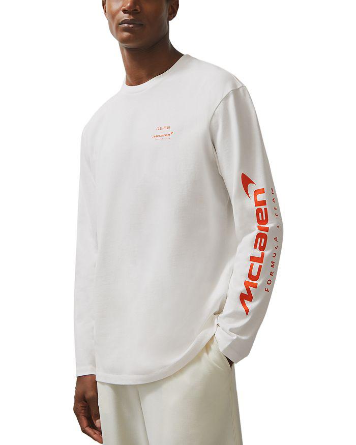 REISS McLaren Legacy Long Sleeve Graphic Tee
