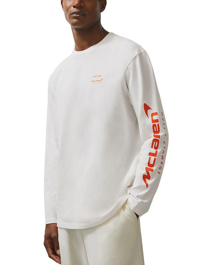 REISS McLaren Legacy Long Sleeve Graphic Tee 1