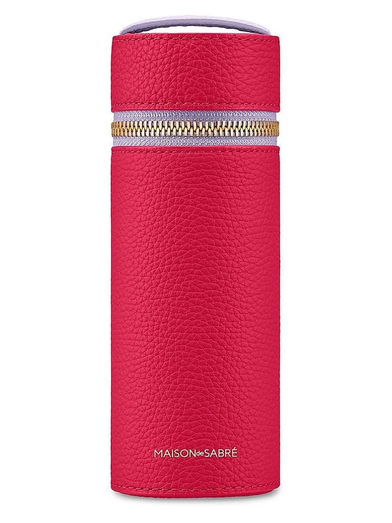 Maison de Sabre Leather Brush Case