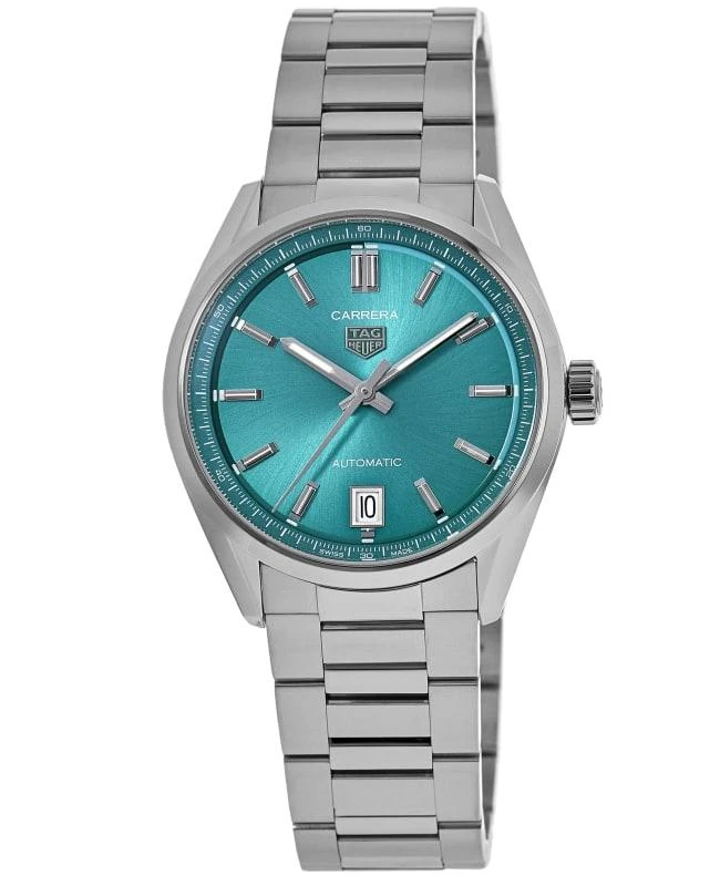 TAG Heuer Tag Heuer Carrera Date Automatic Turquoise Dial Steel Women's Watch WBN2316.BA0001 1