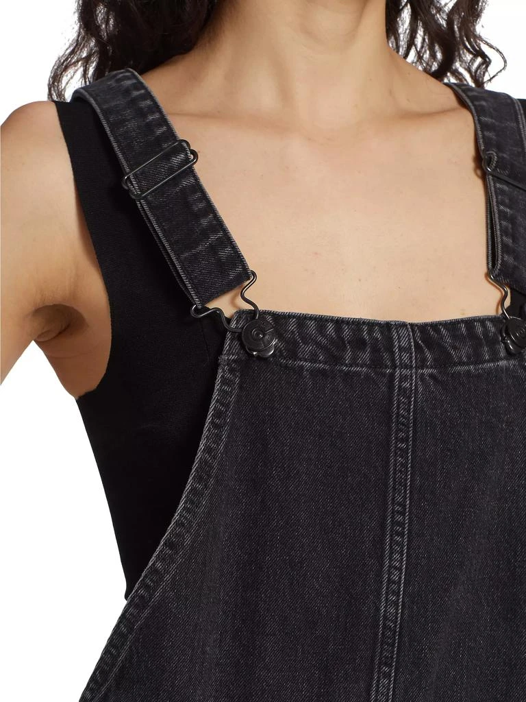 3x1 Cindy Wide-Leg Denim Overalls 6