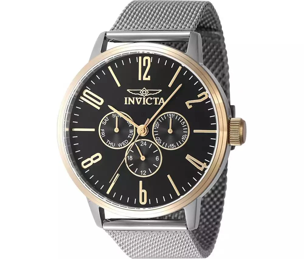 Invicta Men's 47596 Specialty Quartz Chronograph Black Dial Watch 1