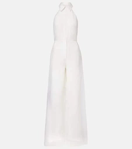Max Mara Bridal Tunca semi-sheer silk jumpsuit 1