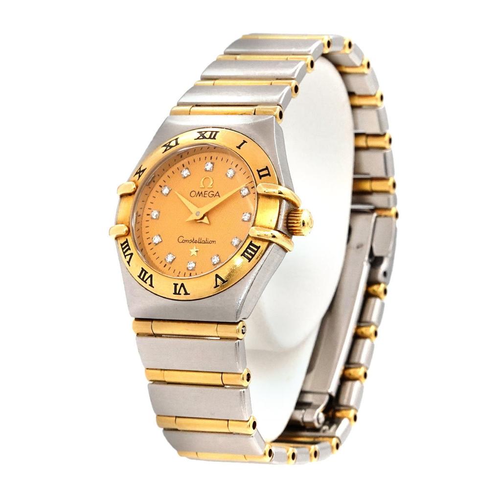Omega Stainless Steel yellow gold Wristwatch (Pre-Owned)