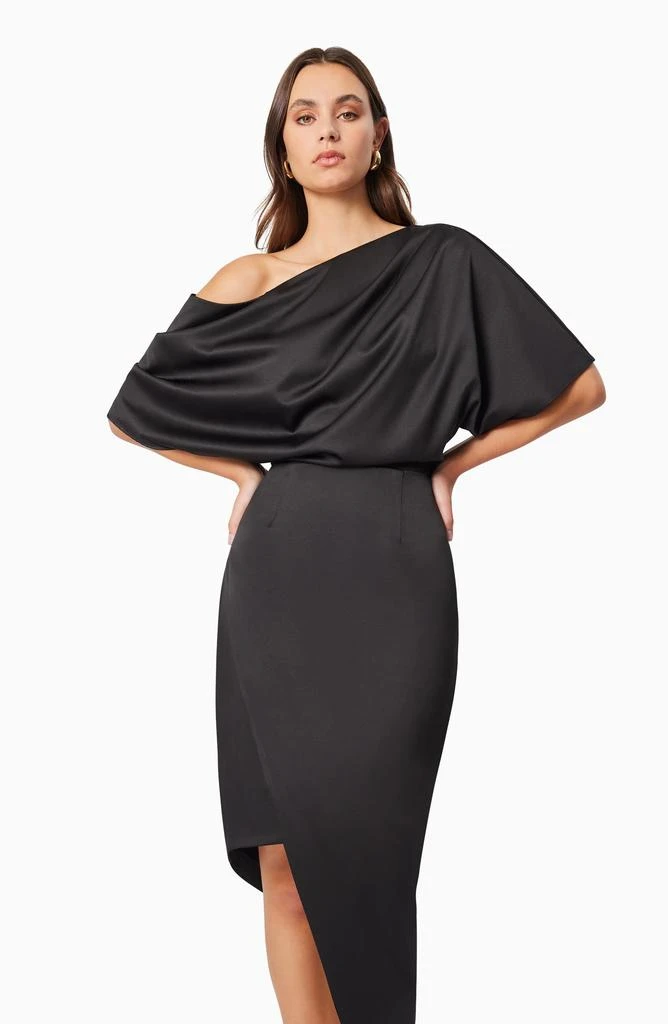 Elliatt Carson One-Shoulder Satin Dress 6