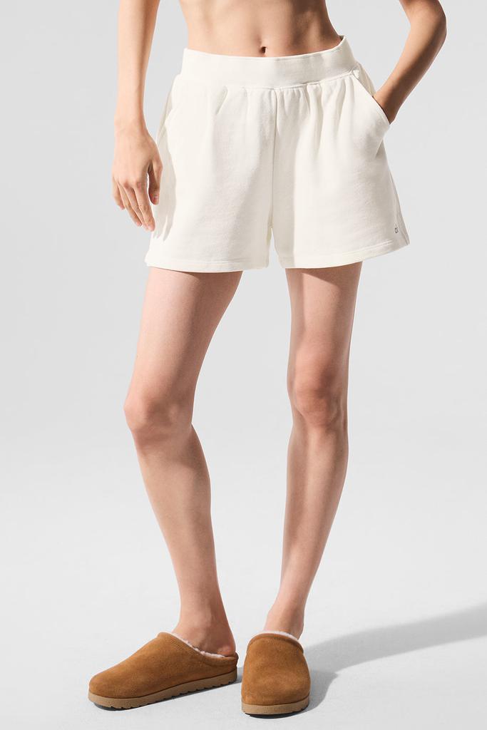 Alo Low Key Sweat Short - Ivory