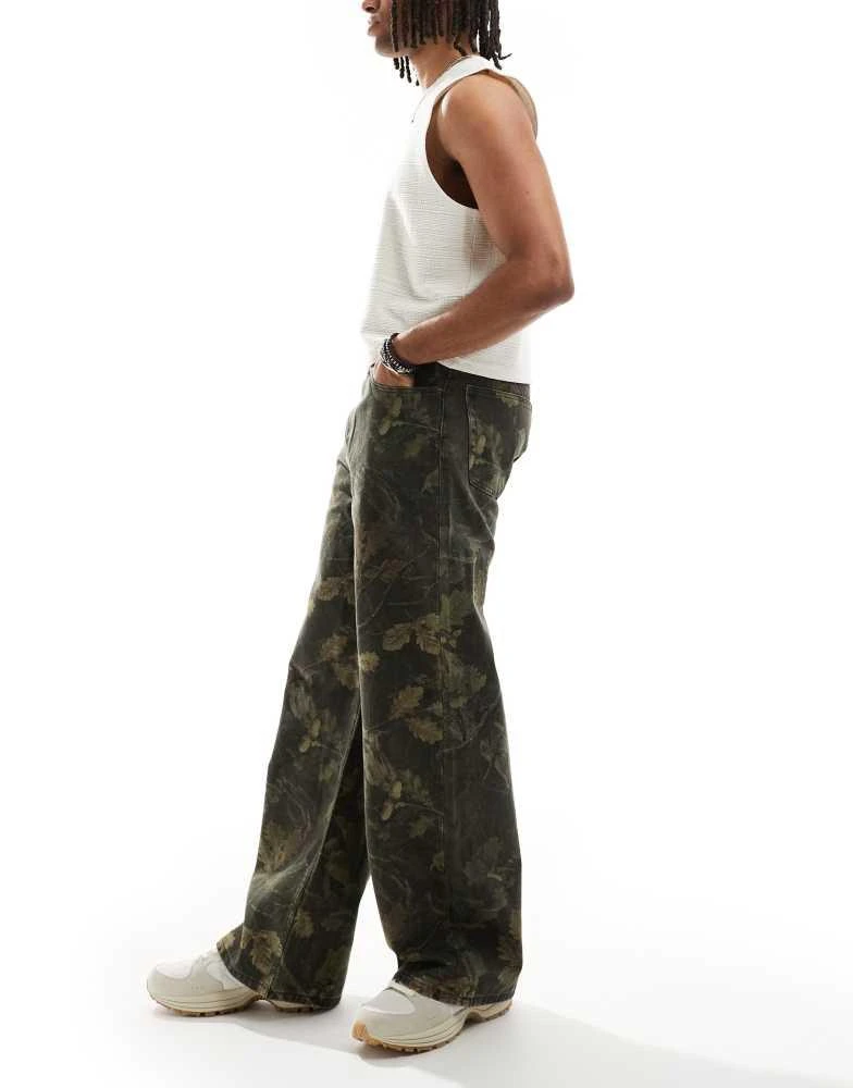 Cotton:On Cotton:On Super baggy jean in camo print 2