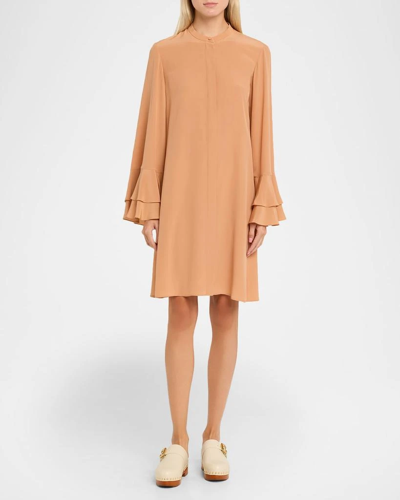 Chloé Jeannette Calf Leather Buckle Clogs 3