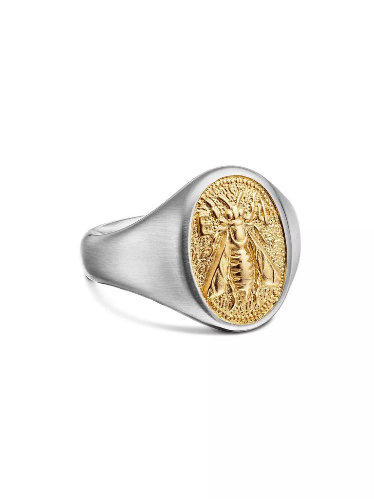 David Yurman Petrvs Bee Pinky Ring in Sterling Silver 1