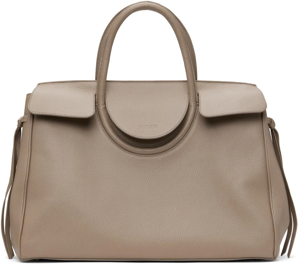 Staud Taupe Maude Carryall Duffle Bag 1