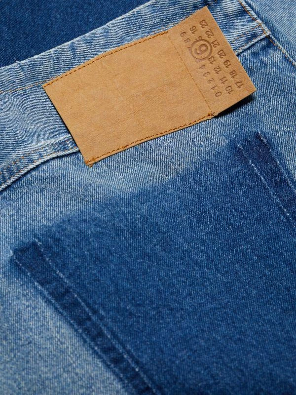 MM6 Patchwork Denim Shorts 5