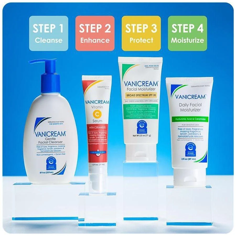 Vanicream Gentle Facial Cleanser Fragrance-Free 6