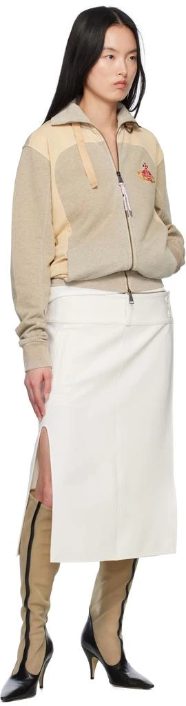 Vivienne Westwood Gray & Beige Alien Track Jacket 4