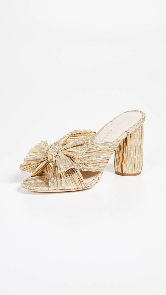 Loeffler Randall Penny Pleated Bow Sandals 1