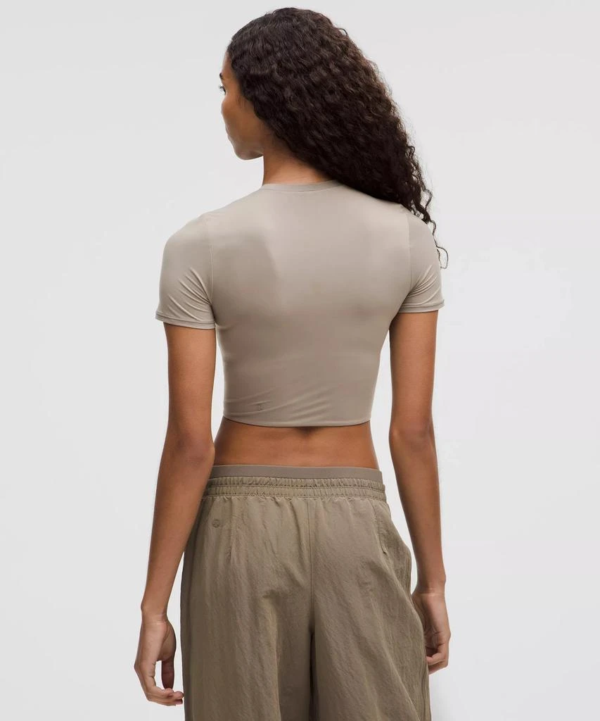 Lululemon Wundermost Ultra-Soft Nulu Crewneck Cropped T-Shirt 23