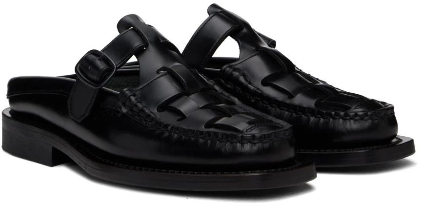 Hereu Black Bonell T-Bar Loafers 4