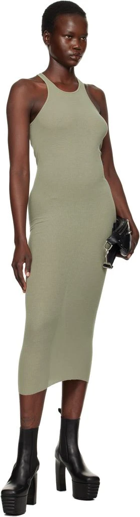 Rick Owens Green Tank Midi Dress