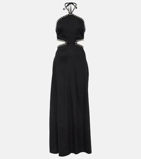 chinese dress ladies Simkhai - Flared linen long dress